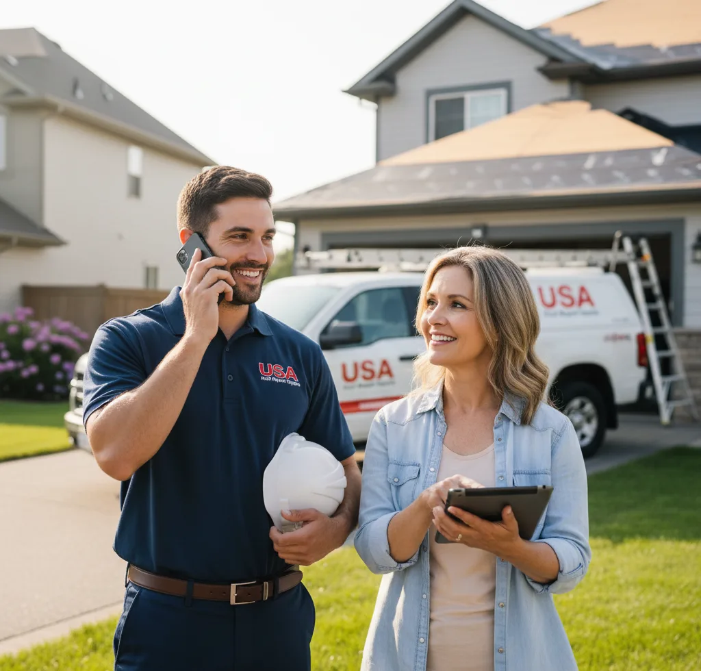 USA Roof Repair Experts customer support in Ilion